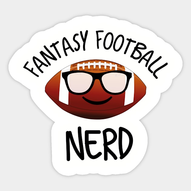 Fantasy Football Nerd Sticker by MessageOnApparel